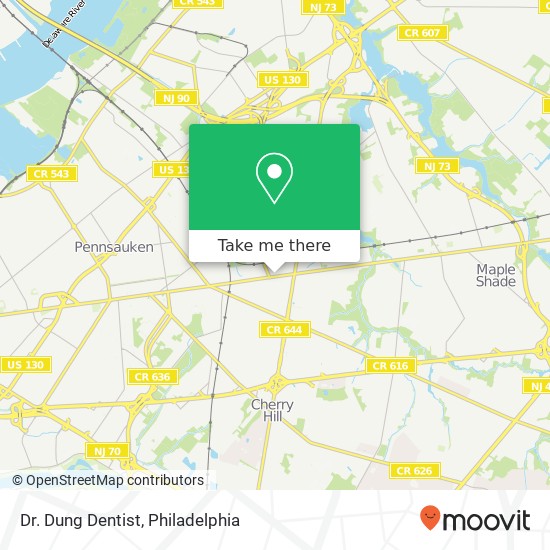 Dr. Dung Dentist map