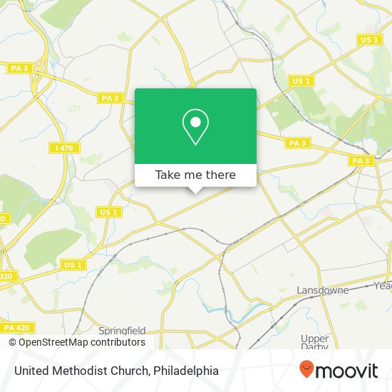 Mapa de United Methodist Church