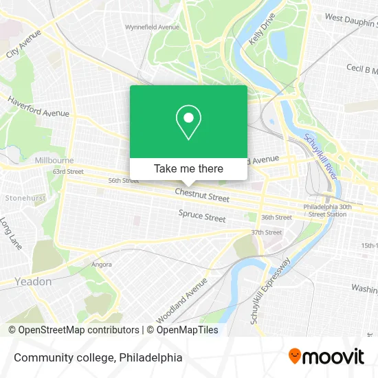 Community college map