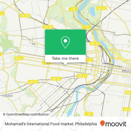 Mapa de Mohamad's International Food market