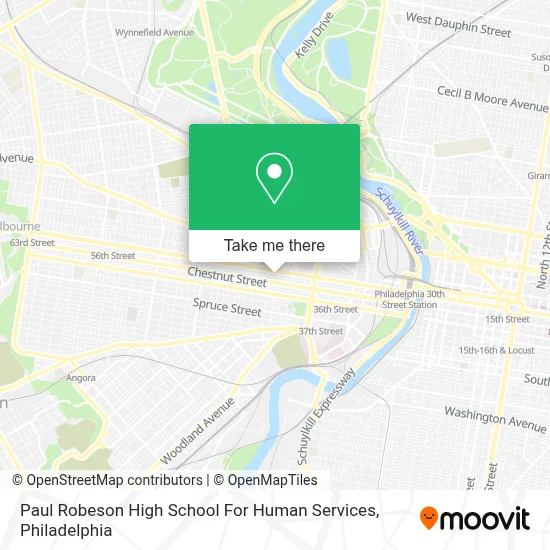 Paul Robeson High School For Human Services map