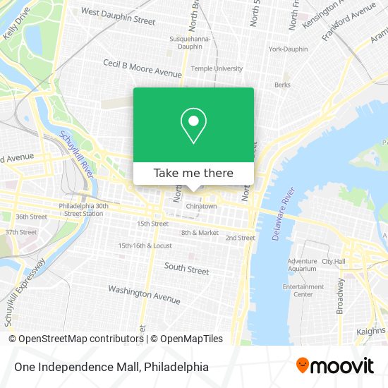 One Independence Mall map