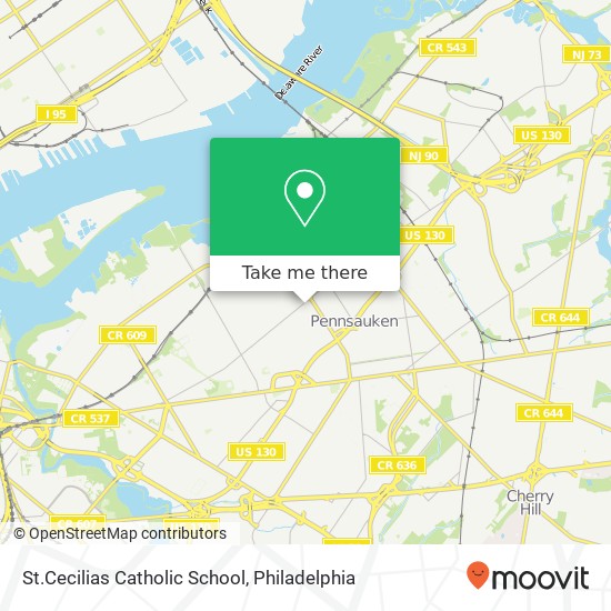 St.Cecilias Catholic School map