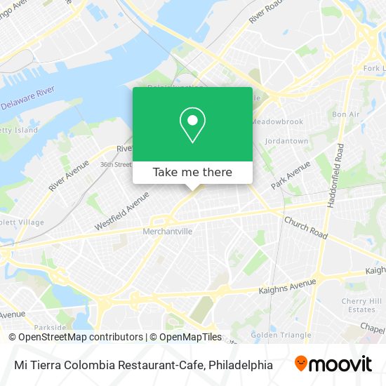 Mi Tierra Colombia Restaurant-Cafe map
