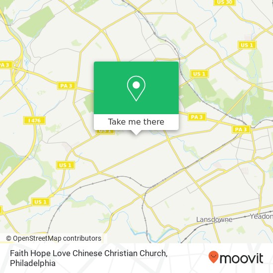 Faith Hope Love Chinese Christian Church map