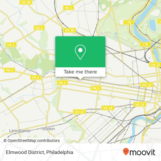 Mapa de Elmwood District