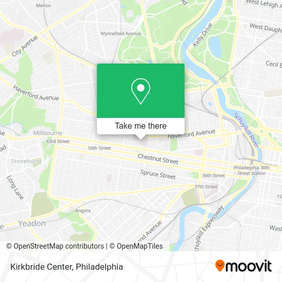 Kirkbride Center map