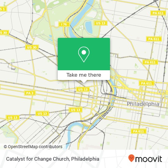 Catalyst for Change Church map