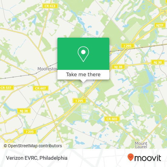 Verizon EVRC map
