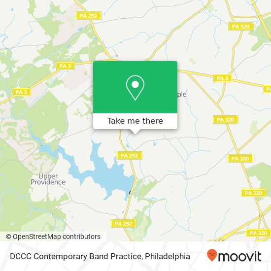 Mapa de DCCC Contemporary Band Practice