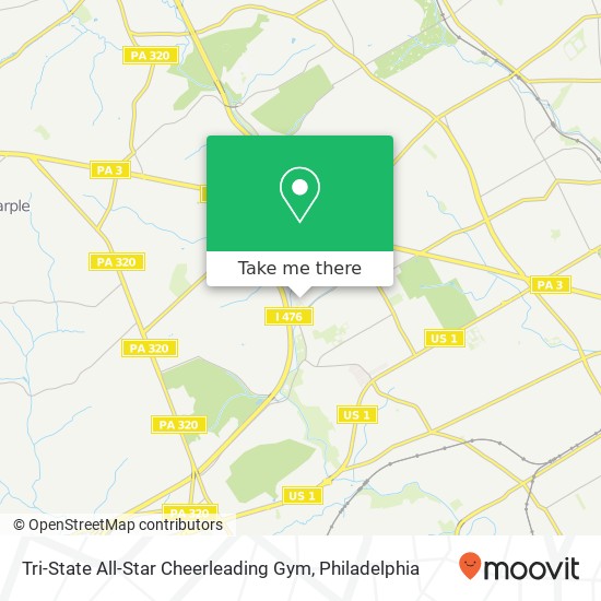 Tri-State All-Star Cheerleading Gym map