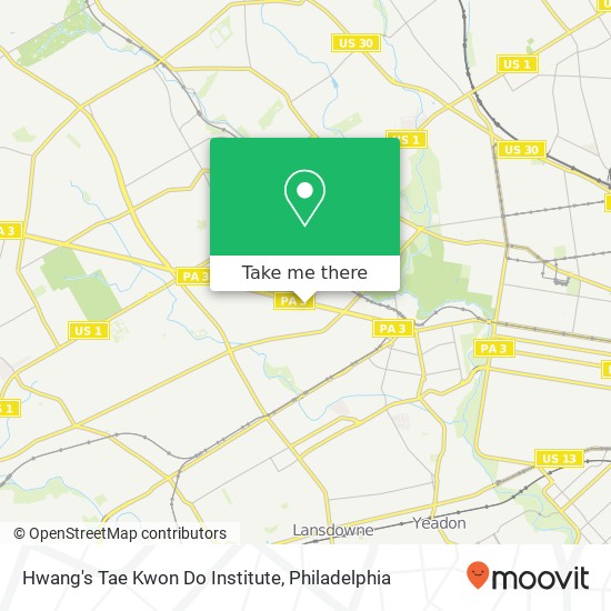Hwang's Tae Kwon Do Institute map