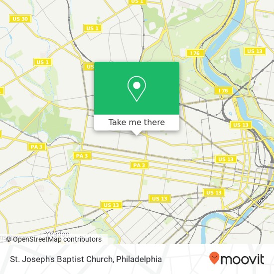 Mapa de St. Joseph's Baptist Church