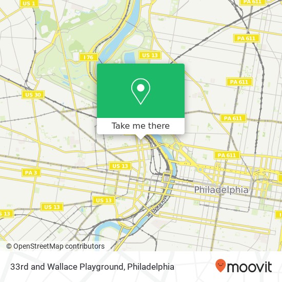 Mapa de 33rd and Wallace Playground