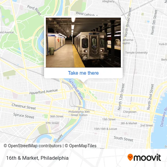 16th & Market map