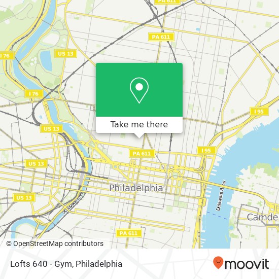 Lofts 640 - Gym map