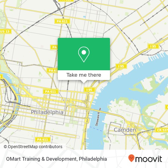 OMart Training & Development map