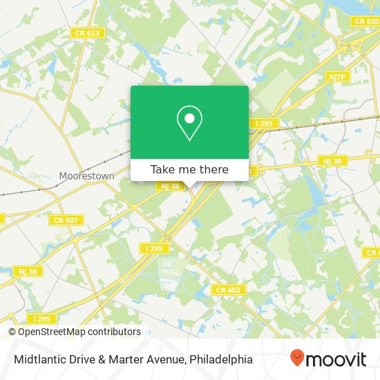 Mapa de Midtlantic Drive & Marter Avenue