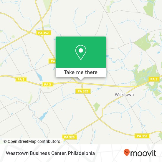Westtown Business Center map