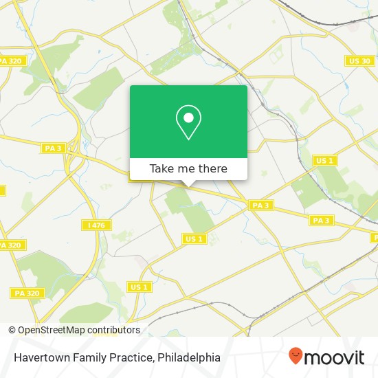 Havertown Family Practice map