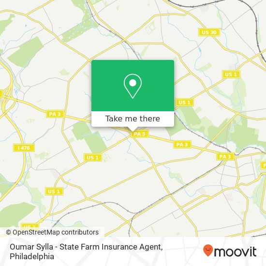 Oumar Sylla - State Farm Insurance Agent map
