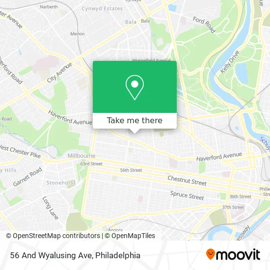 Mapa de 56 And Wyalusing Ave