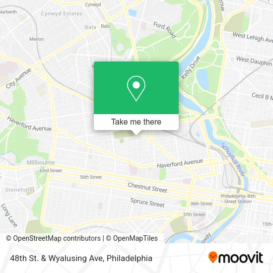 Mapa de 48th St. & Wyalusing Ave
