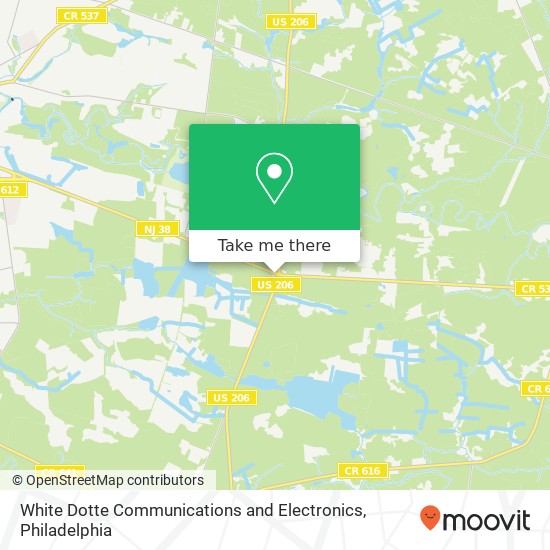 Mapa de White Dotte Communications and Electronics