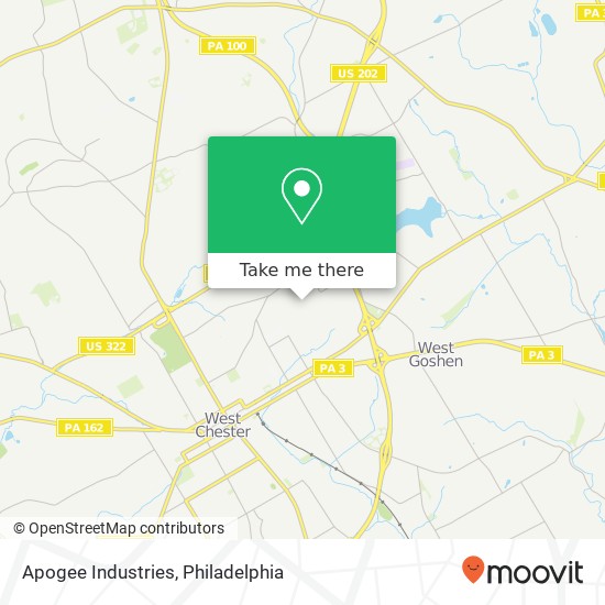 Apogee Industries map