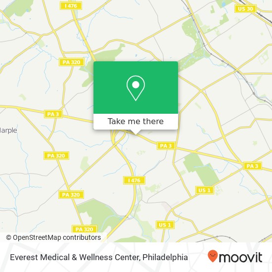 Mapa de Everest Medical & Wellness Center