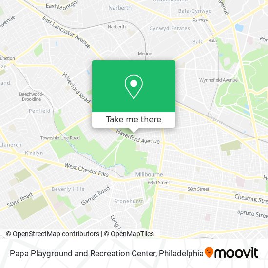 Papa Playground and Recreation Center map