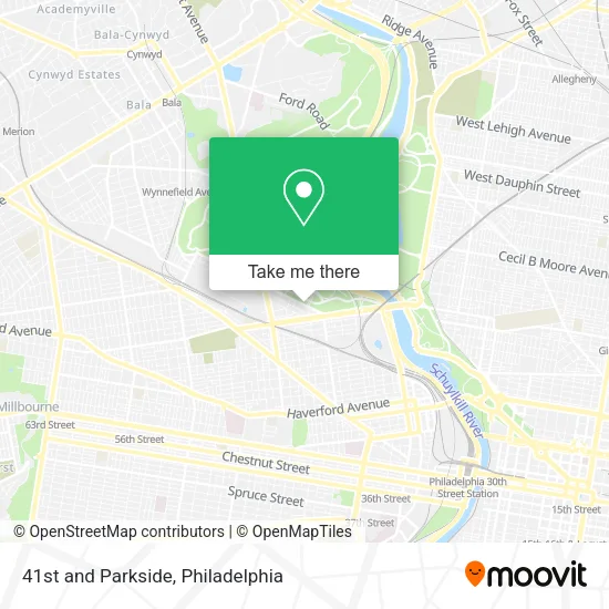41st and Parkside map