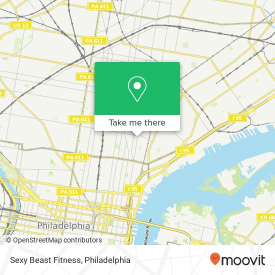 Sexy Beast Fitness map