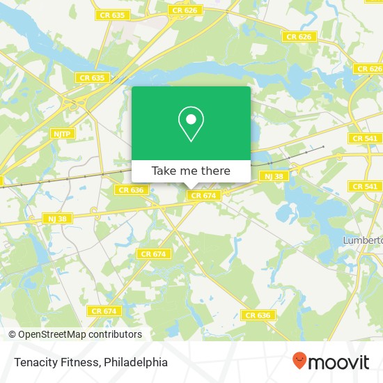 Tenacity Fitness map