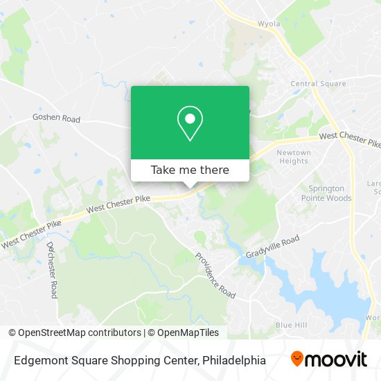 Edgemont Square Shopping Center map