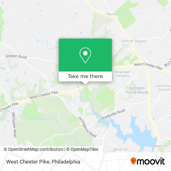 Mapa de West Chester Pike
