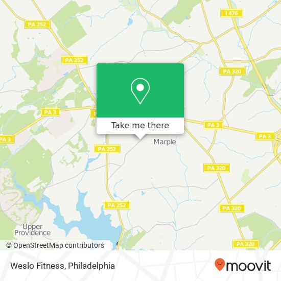 Weslo Fitness map
