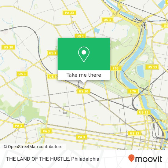 THE LAND OF THE HUSTLE map