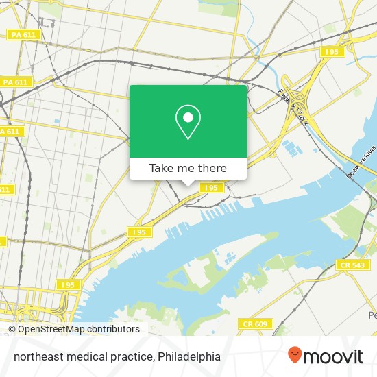 northeast medical practice map