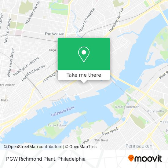 PGW Richmond Plant map