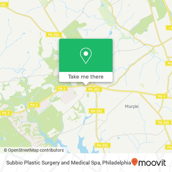 Mapa de Subbio Plastic Surgery and Medical Spa