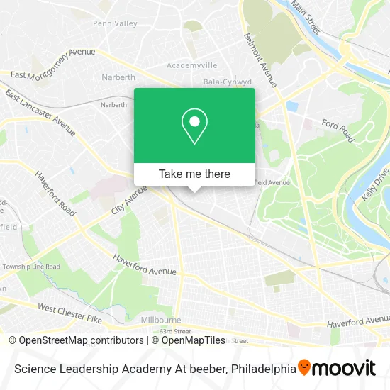 Science Leadership Academy At beeber map