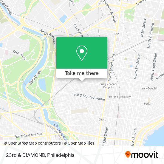 23rd & DIAMOND map