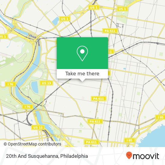 Mapa de 20th And Susquehanna