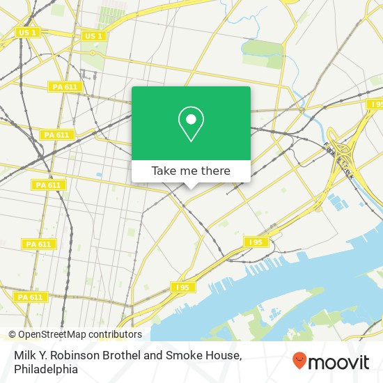 Milk Y. Robinson Brothel and Smoke House map