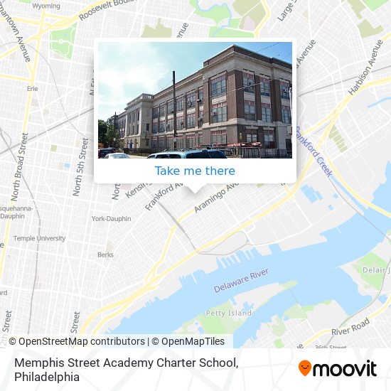 Mapa de Memphis Street Academy Charter School