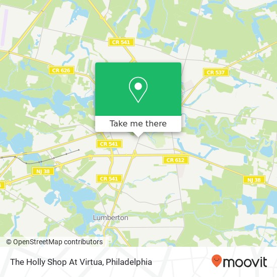 The Holly Shop At Virtua map