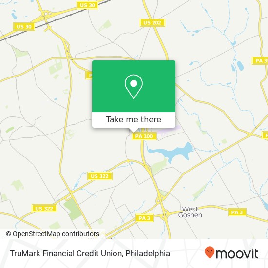 Mapa de TruMark Financial Credit Union