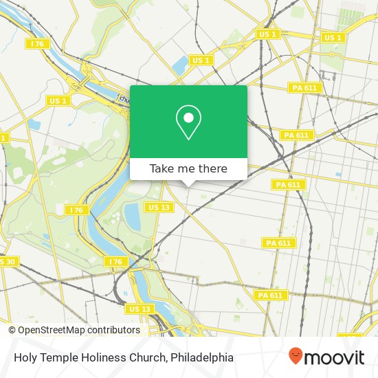 Holy Temple Holiness Church map