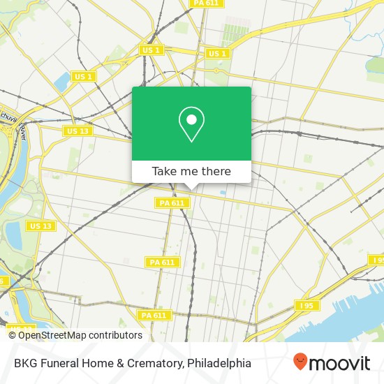 BKG Funeral Home & Crematory map